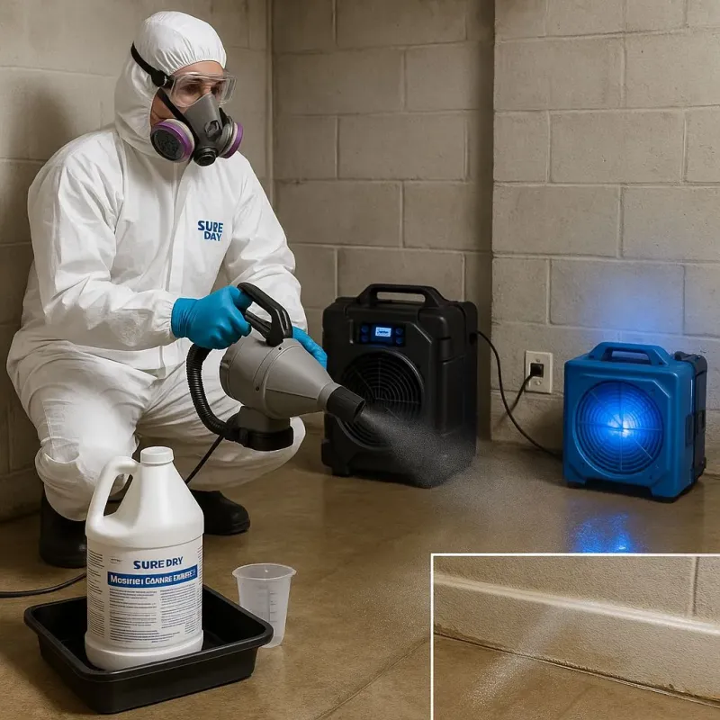 Sanitization and Odor Removal process in Lutherville, MD